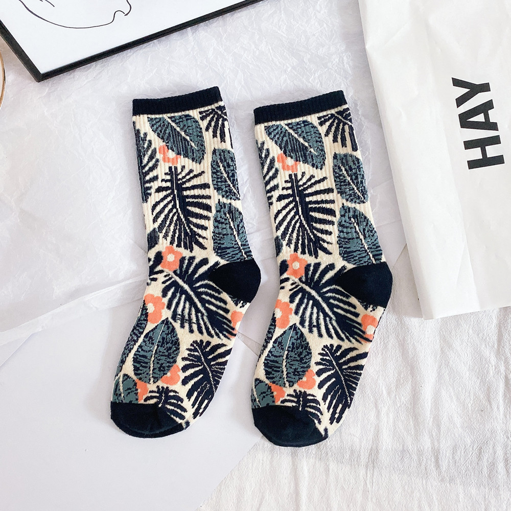 Ms Autumn Literary Personality In Tube Socks Socks Socks Female Fashion Pink Powder Explosion